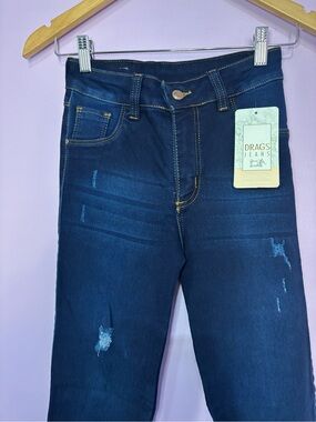 Colombian jeans with effect push up